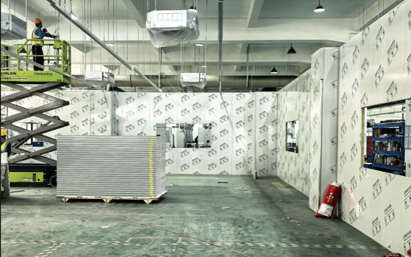 松江精密电子工厂装修